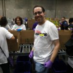 Disney Volunteer at the Food Bank's studio day 2018