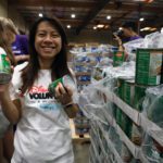 Volunteer at the Food Bank's studio day 2018