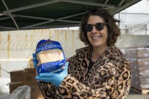 A look inside the LA Regional Food Bank food box.