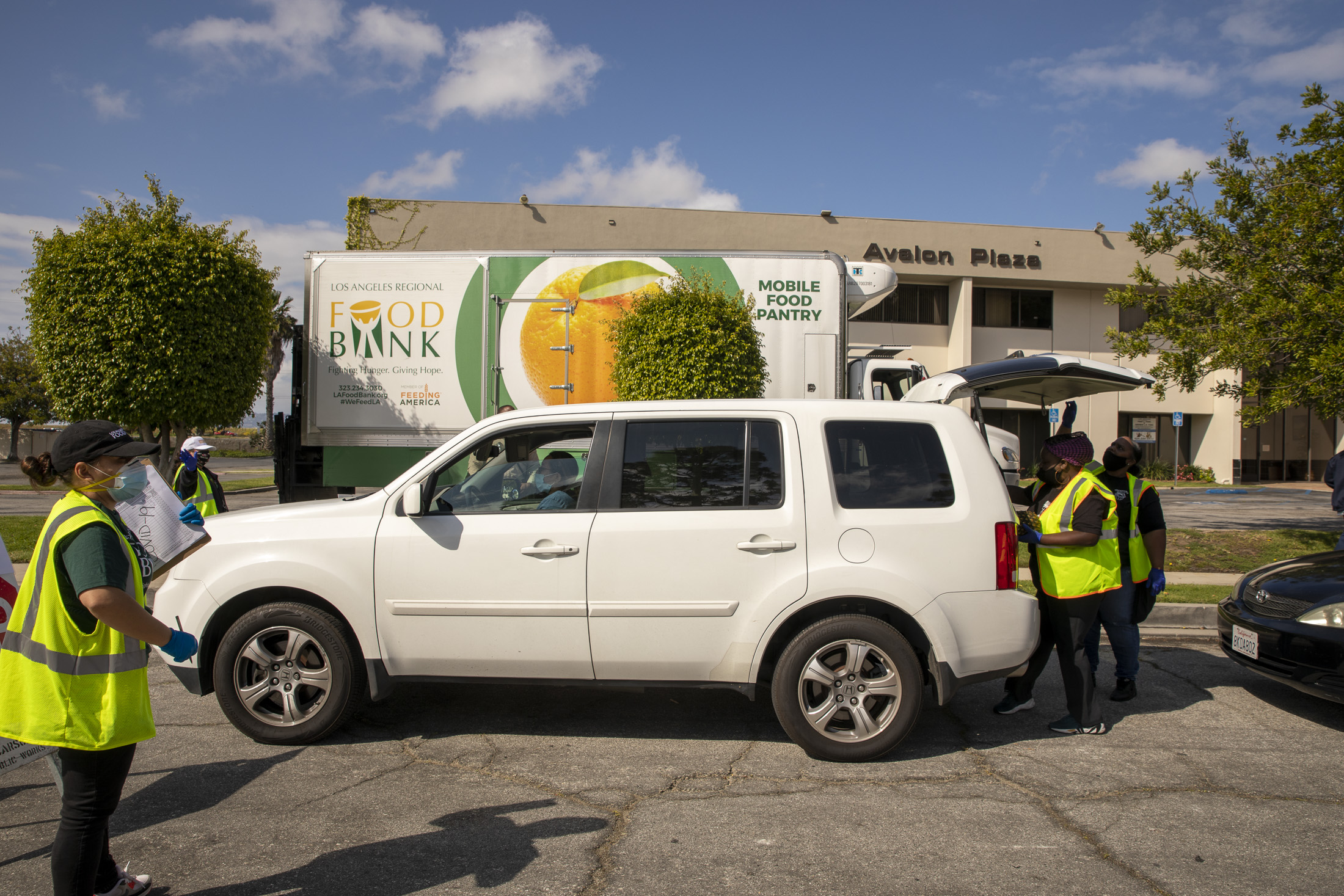 food distribution in Carson