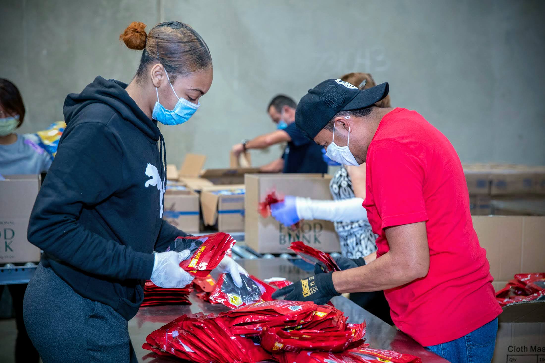 Volunteer at the Food Bank