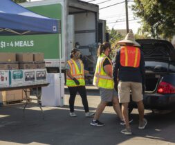 Los Angeles Regional Food Bank Emergency Food Distribtution