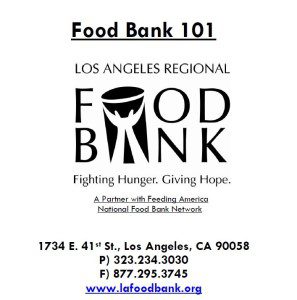 Foodbank 101