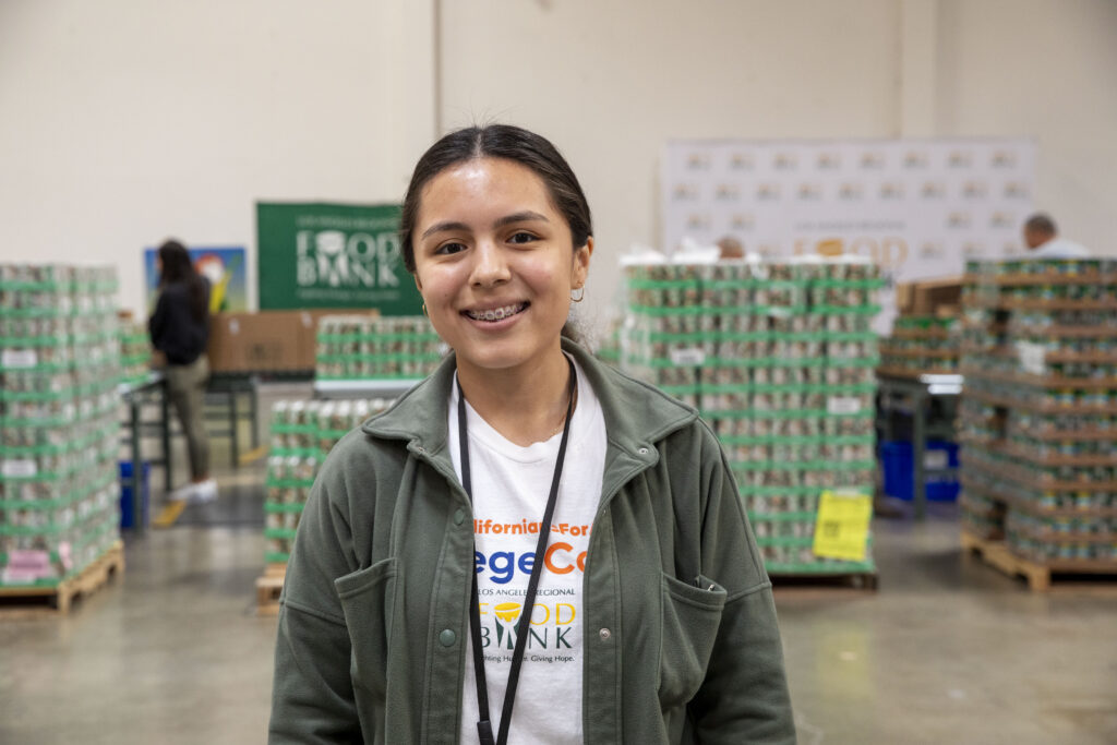 Kaitlyn, College Corps fellow at the LA Regional Food Bank.