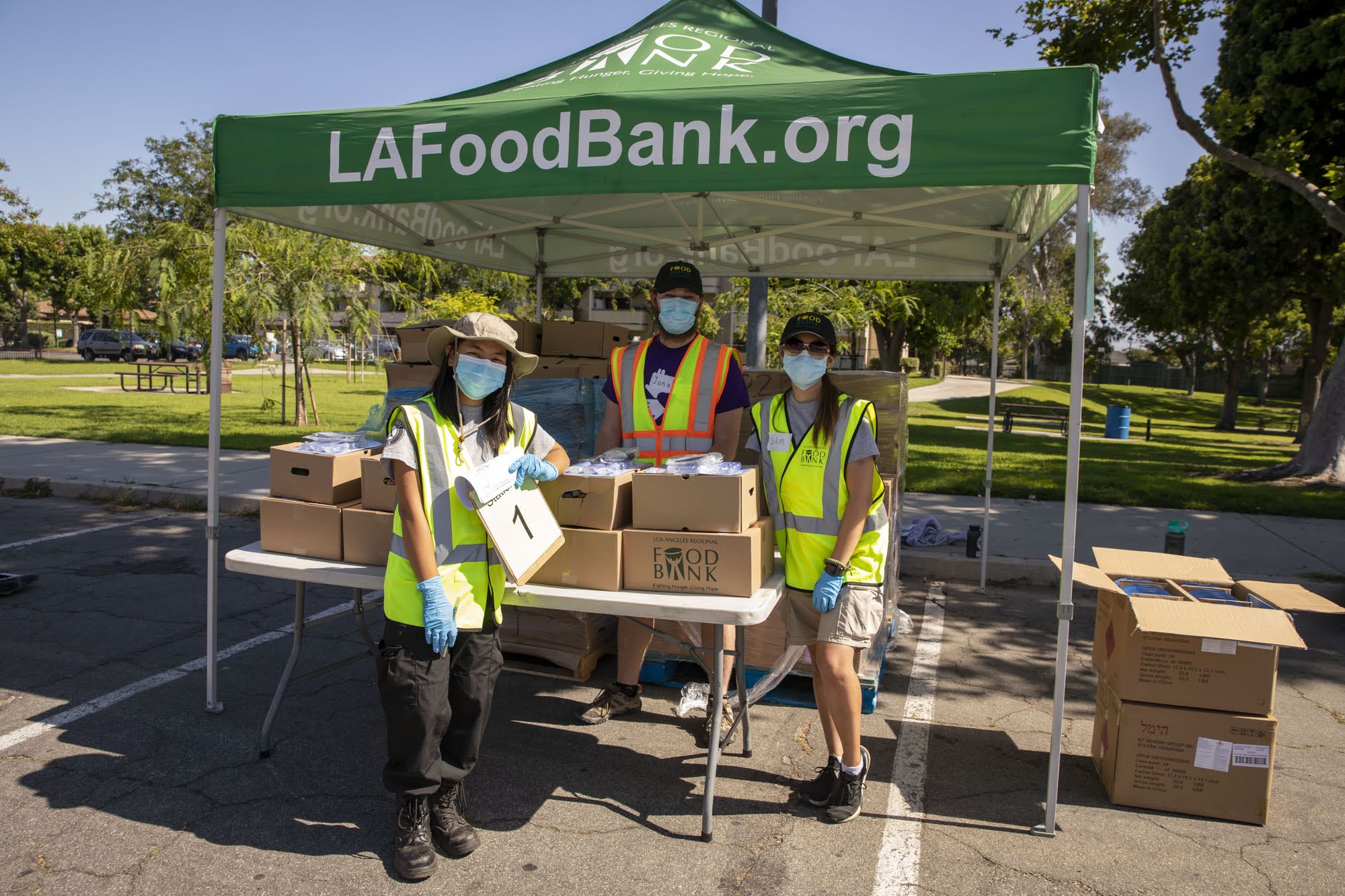 Food Bank volunteers at Cudahy