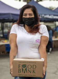 Renee Contreras, food recipient at Eastmont Community Center