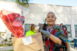 Julia Fahrer, food recipient from San Gabriel