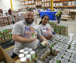 FedEx celebrates 50th Anniversary at the Food Bank