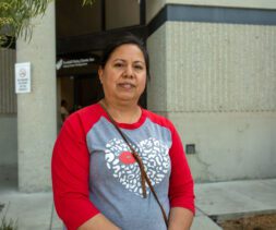 Maria Leon, food recipient at Foothill Unity Center