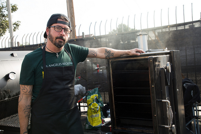 Dave Grohl at LA Food Bank