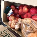 Box of food from the LA Regional Food Bank