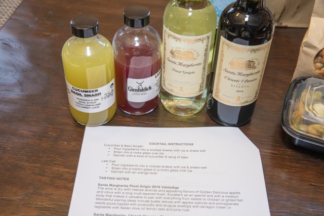 Season for Sharing Food Box drinks