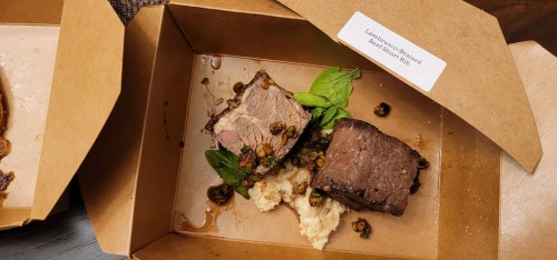 Food from Taste of the Rams 2020