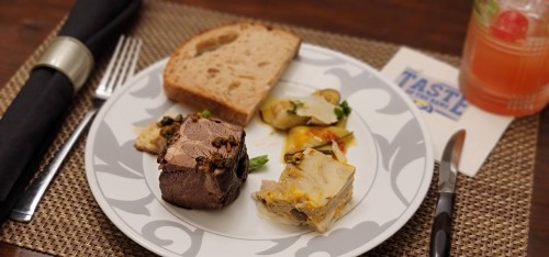 Food from Taste of the Rams 2020