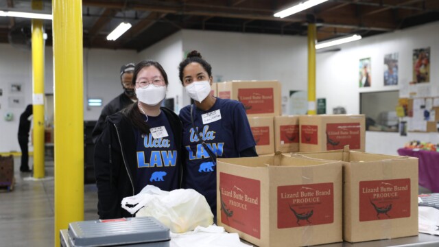 Food from the Bar volunteer event