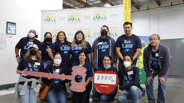 Food from the Bar volunteer event