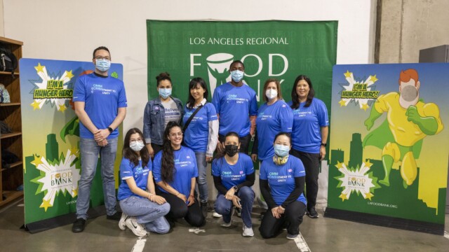 Food from the Bar volunteer event