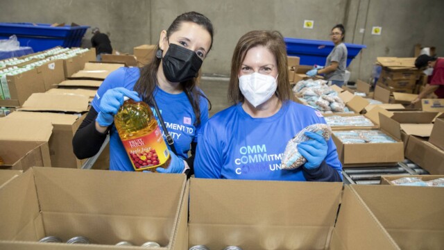 Food from the Bar volunteer event