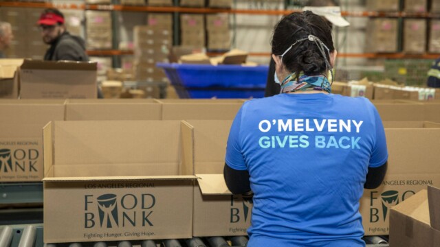 Food from the Bar volunteer event