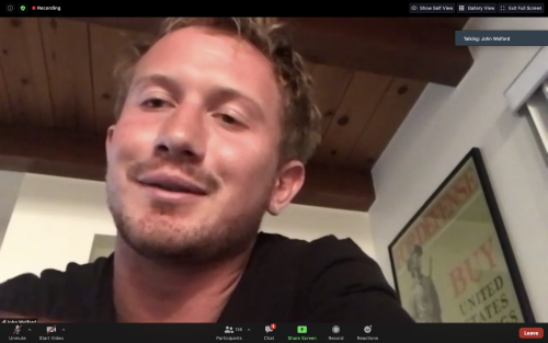 John Wolford at Taste of the Rams 2020