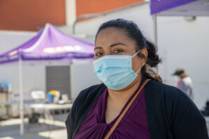 Alondra Flores, food recipient at CCNP