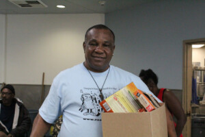 LA Mission food recipient