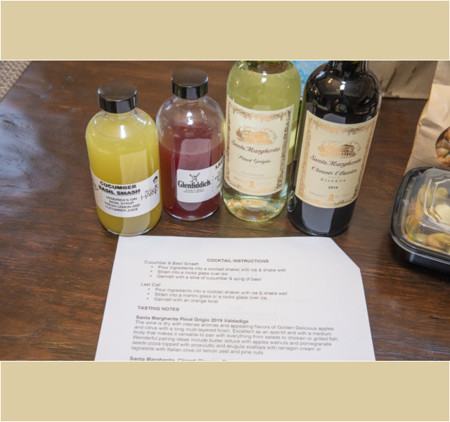 Season for Sharing Food Box drinks