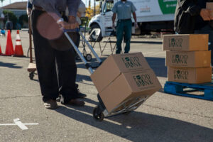 Walk up distribution at St Ferdinand
