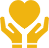 A solid yellow square, reminiscent of the warmth and energy found at the Los Angeles Regional Food Bank, stands alone with no additional features or text.