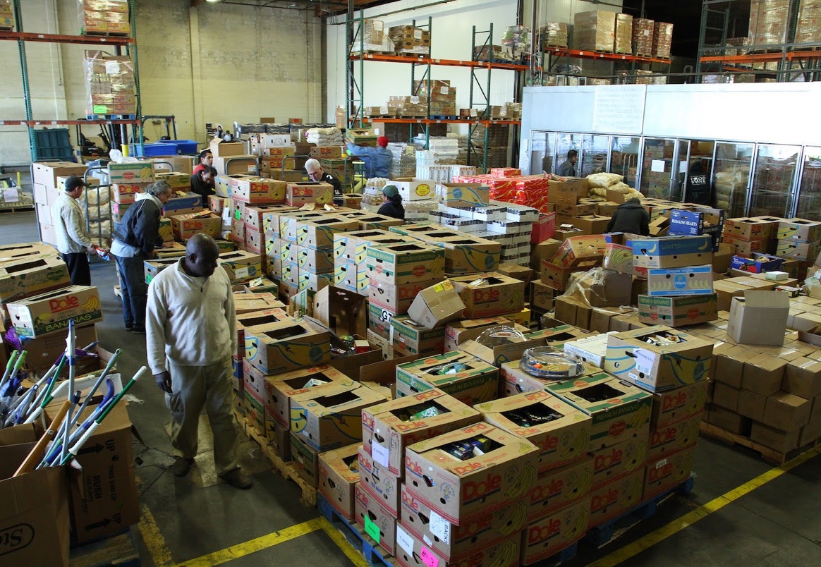 Front dock of the Food Bank