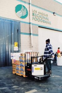 LA Regional Food Bank in the late '80s and early '90s
