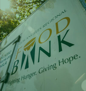 LA Regional Food Bank truck with logo